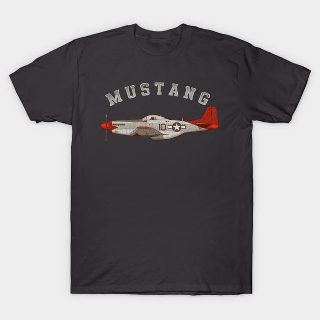 P51 MUSTANG T-Shirt by Midcenturydave